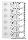 Bellemain Ravioli Maker Press | Pelmeni Mold, Pierogi Press, Potsticker Meat Pie Dumpling Maker, Ravioli Stamp Pasta Making Kit, Pasta Making Tools, Ravioli Press Mold | Makes 12 Ravioli, 1. 5”