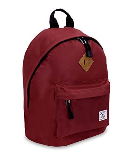 Everest Vintage Backpack, Burgundy, One Size