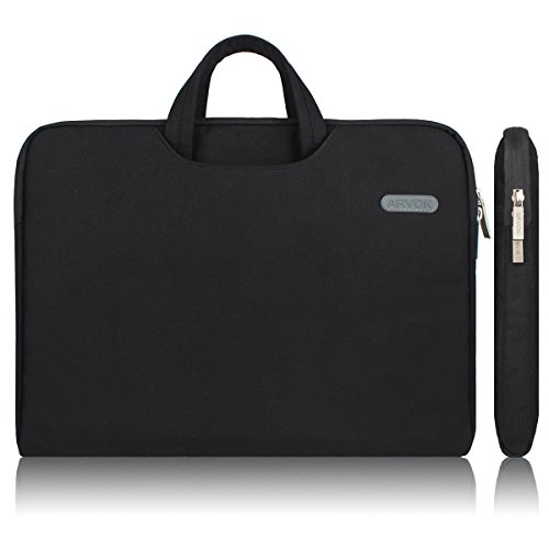 Arvok 17 17.3 Inch Water-resistant Laptop Sleeve Bag with Handle Black
