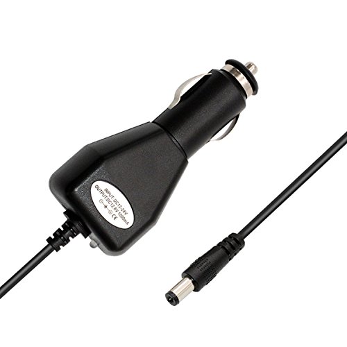 TalentCell 12V Lithium Battery Pack Car Charger, 12.6V/1A DC 5.5mm x 2.1mm Car Charger Adapter for 3S 12V Rechargeable Li-ion Batteries, Black
