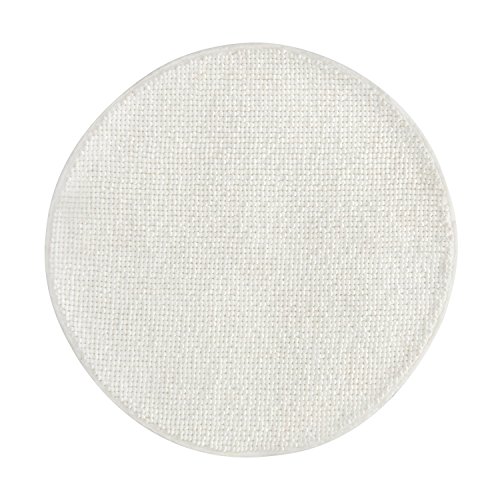Ikea White Supersoft Bath Shower Mat Rug Bathmat Bathroom Floor Round, 22.5" diameter