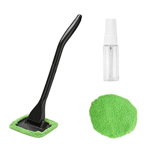 Book Cover XINDELL Window Windshield Cleaning Tool Microfiber Cloth Car Cleanser Brush with Detachable Handle Auto Inside Glass Wiper Interior Accessories Car Cleaning Kit
