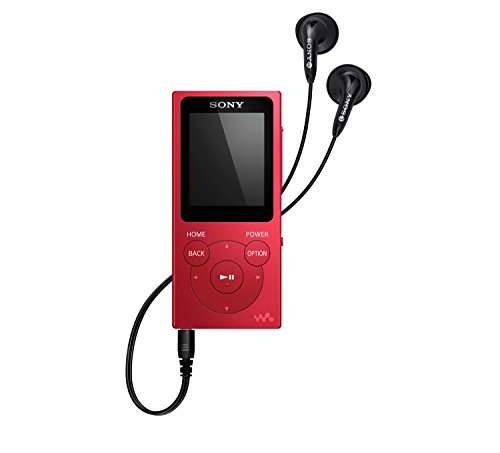 Sony NW-E395 MP3 Player 16 GB Red â€“ MP3 Player (MP3 Player, 16 GB, TFT, 3.5 mm, FM Radio, Red)