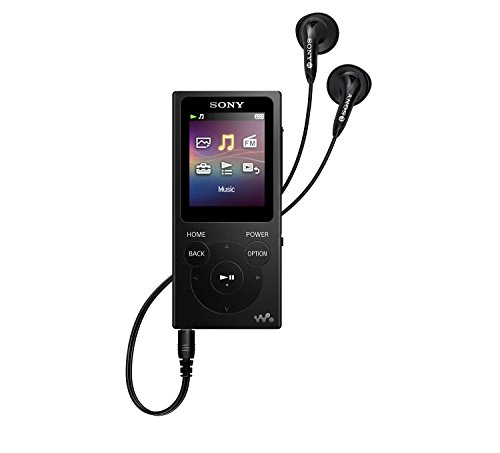 Sony Walkman NW-E395 MP3 Player 16 GB Black - MP3 / MP4 Player (MP3 Player, 16 GB, TFT, 3.5 mm, FM Radio, Black)