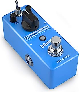 Donner Compressor Pedal, Ultimate Comp Guitar Pedal Compression Effect 2 Modes Pure Analog for Electric Guitar and Bass True Bypass