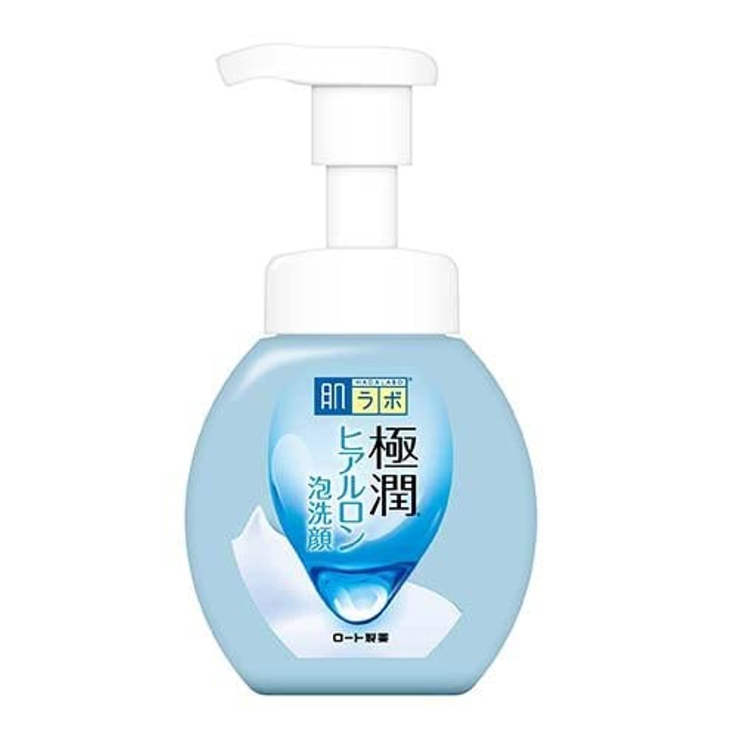 Hada Labo Japan Gokujyun Hyaluronic Acid Moisture Bubble Foaming Cleanser 160ml 5.4 Fl Oz (Pack of 1)
