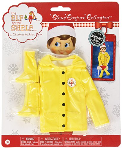 Elf on The Shelf Claus Couture Caroling in The Raincoat