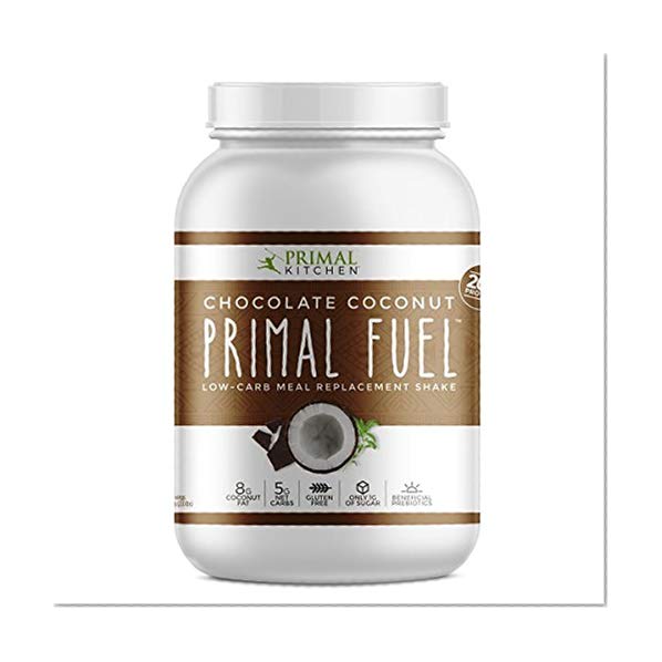 Book Cover Primal Kitchen - Primal Fuel Whey Protein Powder, Low Carb Meal Replacement Supports Weight Loss (Chocolate Coconut, 32 oz)