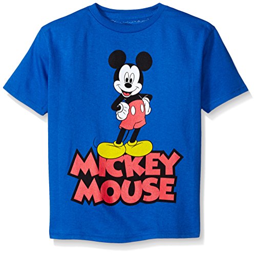 Disney Boys' Little Boys' Classic Mickey Mouse Short Sleeve T-Shirt