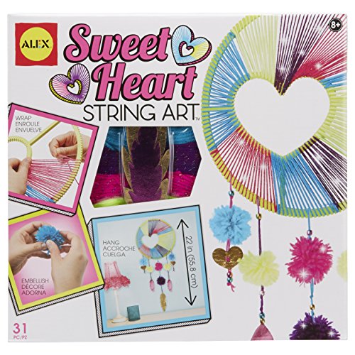 Book Cover Alex Craft Sweetheart String Art Kids Art and Craft Activity