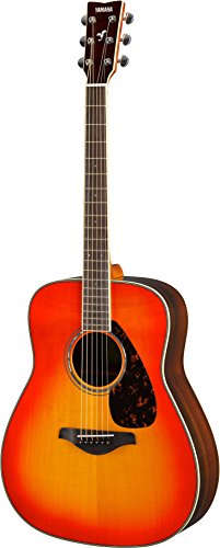 Yamaha FG830 Solid Top Acoustic Guitar, Autumn Burst
