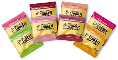Honey Stinger Organic Energy Chews - Variety Pack - 8 Count - Cherry Blossom, Lime-Aid, Cherry Cola, Fruit Smoothie, Orange Blossom, Pink Lemonade, Pomegranate Passionfruit & Grapefruit