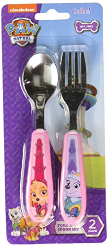 Book Cover Nickelodeon Girls Paw Patrol Fork & Spoon Set
