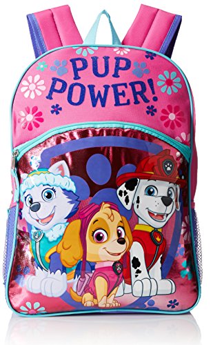 Paw Patrol Little Girls Pup Power! 16" Backpack, Pink, 16