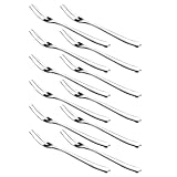 WARMBUY Small Stainless Steel Forks for Cocktail Appetizer Dessert Party, Set of 12