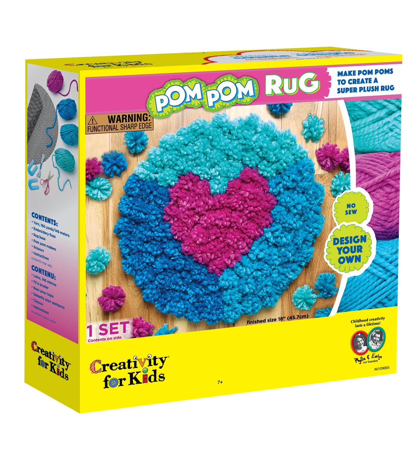 Creativity for Kids Pom Pom Rug Maker