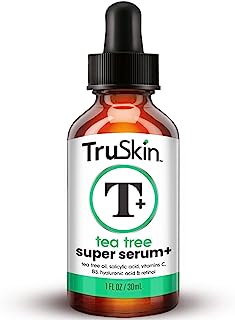 Book Cover TruSkin Tea Tree Clear Skin Super Serum, Formulated for Acne Treatment with Tea Tree Oil, Vitamin C, Salicylic Acid & Retinol, 1fl oz