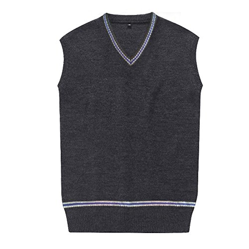 WOTOGOLD Cosplay Costumes unisex Vest Sweater Fall and Winter Waistcoat, Blue, X-Small