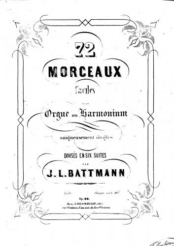 72 Pieces for Organ or Harmonium - Nos.25 to 36 (F major and D minor)
