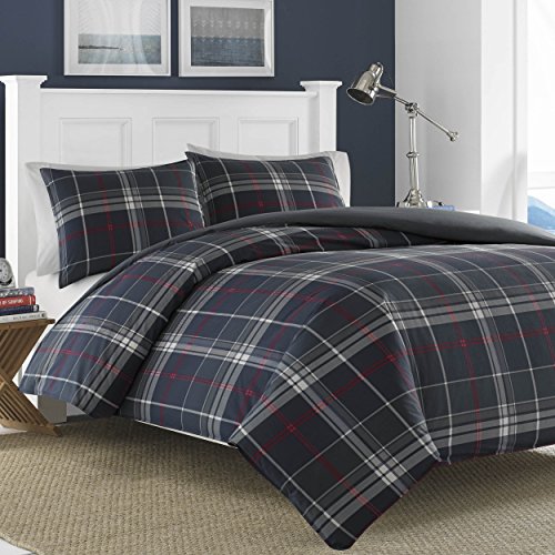 Nautica Booker Cotton Comforter Set, Full/Queen, blue