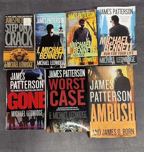 Michael Bennett Series Set of 7 Novels by James Patterson