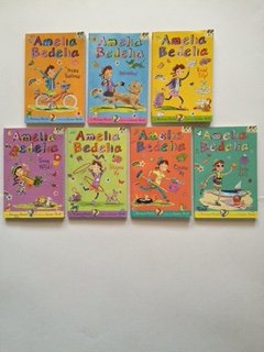 Amelia Bedelia Chapter Books (Set of 7) Means Business; Unleashed; Road Trip; Goes Wild; Shapes Up; Cleans Up