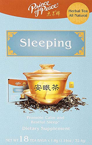 Prince of Peace Sleeping Tea, 18 Tea Bags – Herbal Tea Bags for Sleep Support – Bedtime Tea – Prince of Peace – Herbal Sleep Aid – Valerian Root Tea