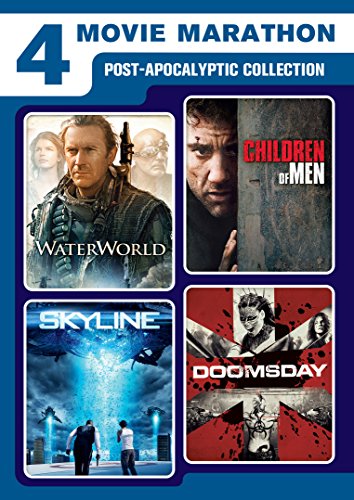 4 Movie Marathon: Post-Apocalyptic Collection (Waterworld / Skyline / Children of Men / Doomsday)