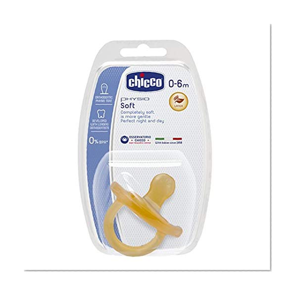 Chicco Physio Soft Sucette en Caoutchouc Marron 0-6 Mois
