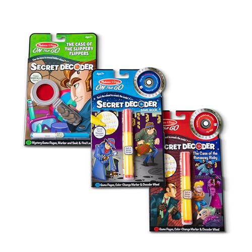 Melissa & Doug Secret Decoder Spy Bundle