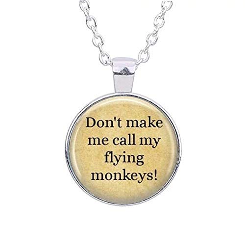 Wizard of Oz Necklace - Wicked Witch Necklace - Wicked Pendant - Book Necklace - Literary Jewelry - Quote Necklace - Inspirational