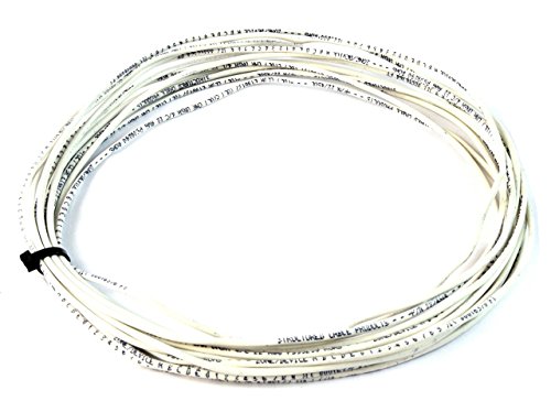 Alarm Wire 22 Gauge 100' 2 Conductor Stranded Copper Cable White UL Listed