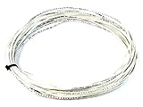 22 Gauge 100 Feet 2 Conductor Stranded Copper Cable Alarm Wire White UL Rated