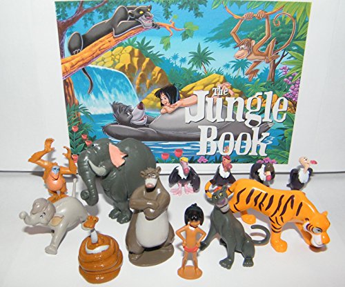 Book Cover Disney The Jungle Book Set of 14 Deluxe Figure