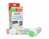 Glass Chalk - The Original Patented Indoor/Outdoor Temporary Paint Marker for Auto Windows and Glass Surfaces, Sponge-Tip, Assorted Colors, Neon Orange and Neon Green, 2 Count