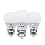 ChiChinLighting 12 Volt 7 Watt LED Light Bulb (3 Bulbs Per Pack) - E26/E27 Light Bulb 12v Low Voltage - Warm White 3000k 7w Light Bulb - Off Grid Solar System, RV, Marine LED Lights