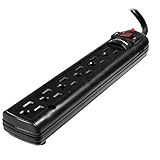Weltron - Surge Protector 3FT. (WSP-600PLF-3BK)