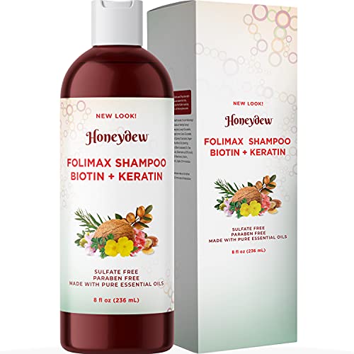 Book Cover Folimax Biotin Shampoo for Thinning Hair - Volumizing Shampoo for Fine Hair with Pure Biotin for Men and Women - Keratin Biotin Hair Shampoo for Damaged Hair and Hair Volume with Essential Oils