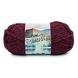 Lion Brand Yarn 135-219 Hometown Yarn, North Folk Merlot (1 Skein)