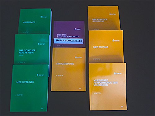 2017 UPDATED!!!--2015-2016 BARBRI UBE MEE BAR REVIEW BOOK SET (8 NEW BOOKS- 6 UPDATED) + BONUS