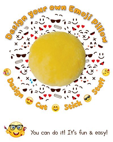 DADM Design your own emoji pillow, 32 cm, SelfMe kids craft