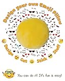 DADM Emoji Pillow Craft kit, for Girls & Boys, Kids and Adults , 32 cm, SelfMe Crafts kit.