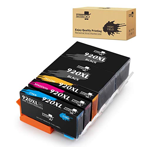 Book Cover MIROO Compatible Ink Cartridge Replacement for HP 920 High Capacity(1 Set 1 BK),Compatible with HP Officejet 6000 7000 6500 7500 6500A 7500A E709 Printer