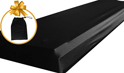 Piano Keyboard Dust Cover for 88 Keys - Piano Chord EBook Included - Made of Nylon/Spandex - Comes Complete with Built-In Bag, Elastic Cord and - Locking Clasp - Keep It Free From Dust and Dirt!