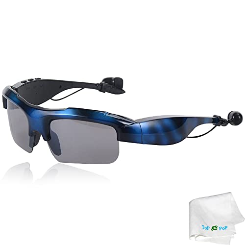 Bluetooth Sunglasses Wireless Sport Glasses Stereo Music Sunglasses Headset Headphones with Replacement Polarized Lens For Men Women Samsung Galaxy S8 S7 S6 S5 Huawei Lg Alcatel iPhone 8 7 7 Plus 6 5S