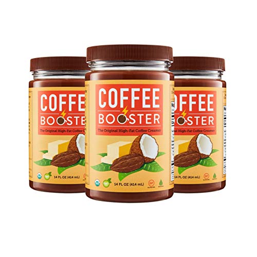 Grasso Mocha Creamer | The Original High-Fat Coffee Creamer | Keto | Coconut Oil, Ghee, Cocoa Powder | 3 x 15 oz
