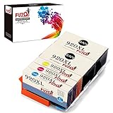 FUZOO 920XL Compatible Ink cartridges Replacement for HP 920 Work with Officejet 6500 6500A 6000 7000 7500 7500A E709 E710 Printer, (2Black, 1Cyan, 1Magenta, 1Yellow, 5 pk), High Yield