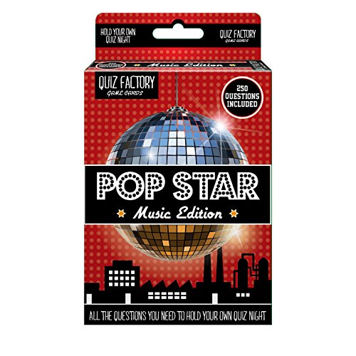 50 Card 250 Question Pop Trivia Quiz Game