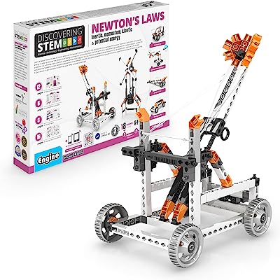 Engino Discovering STEM Newton's Laws Inertia, Momentum, Kinetic & Potential Energy Construction Kit