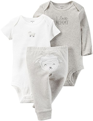 Carter's Baby Girls' 3 Pc Back Art 126g460